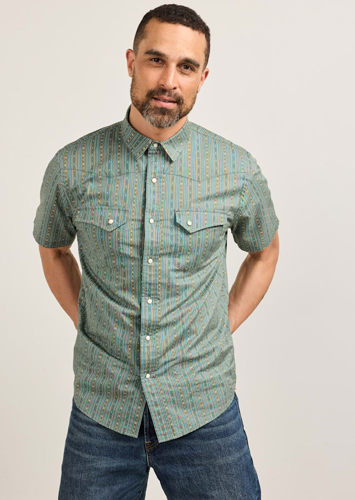 MEN'S SHORT-SLEEVE LARAMIE SNAP-FRONT SHIRT